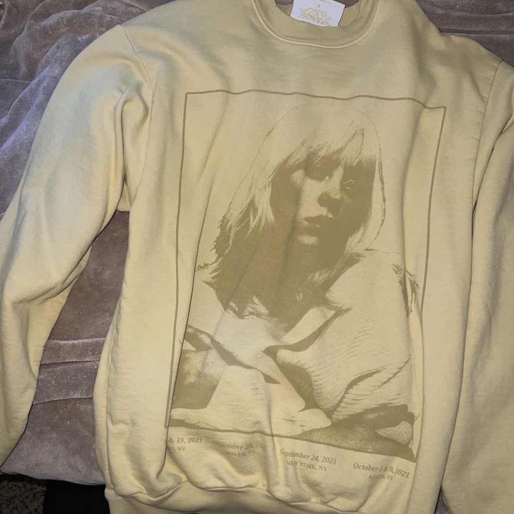 Billie Eilish Festival Dates Portrait Crewneck 2021